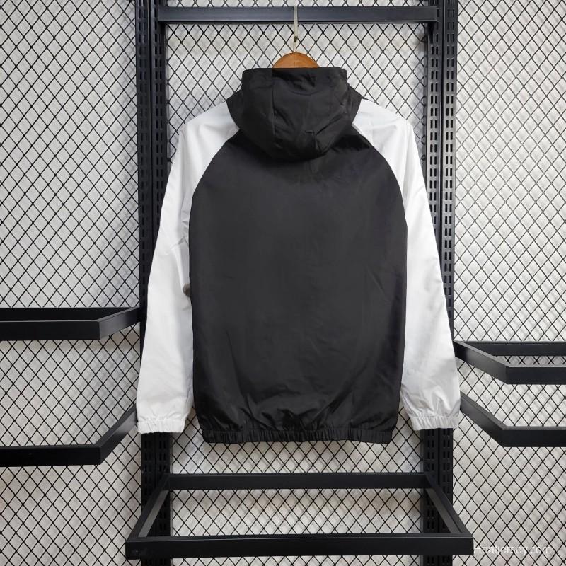 24/25 Belgium Black/White Windbreaker