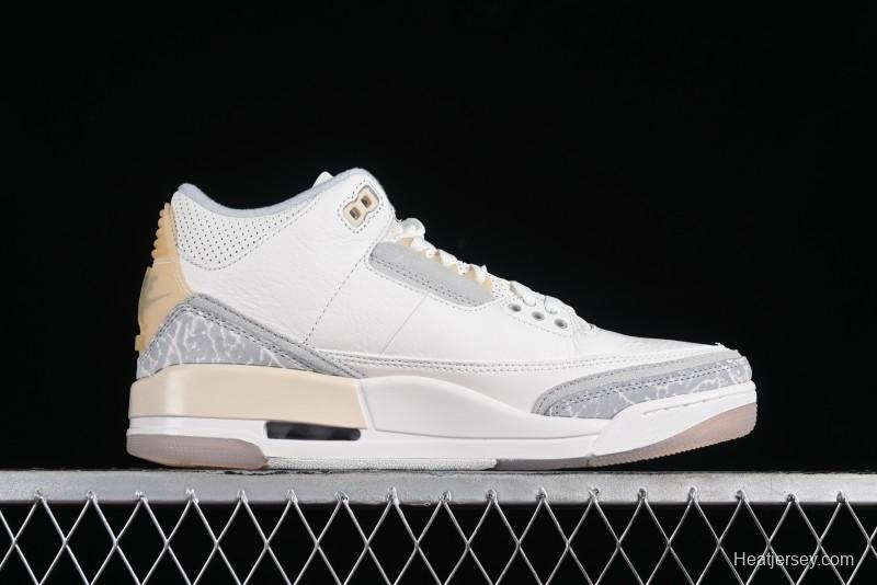 Air Jordan 3 "Craft Ivory" Ivory Full First Layer 