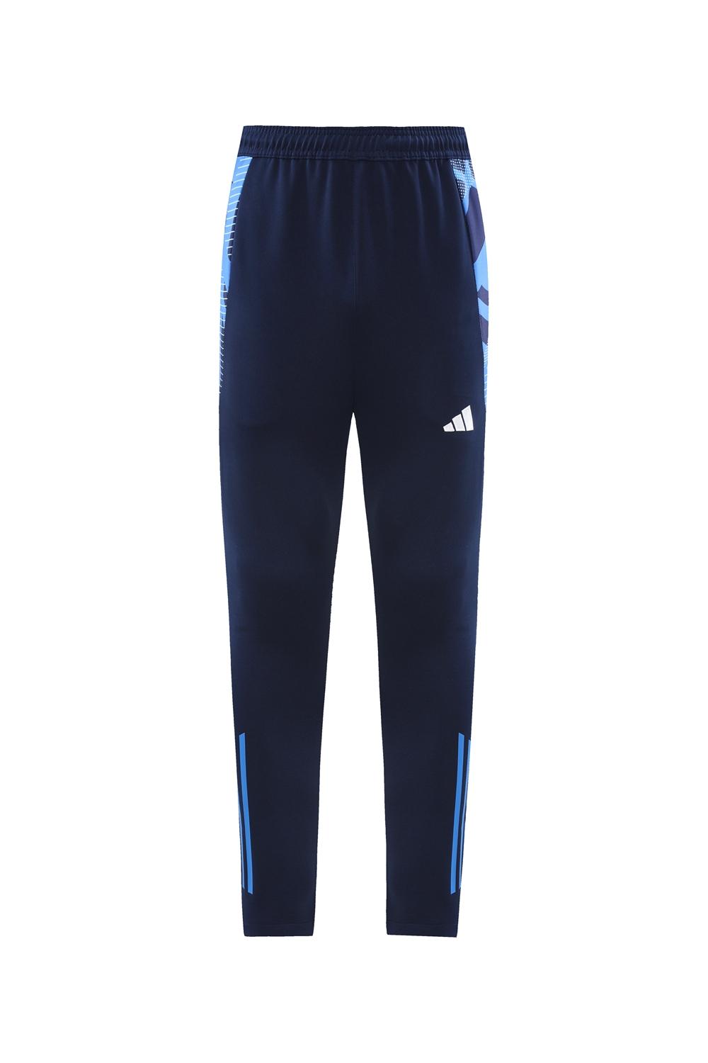 24/25 Adidas Blue Full Zipper Jacket +Long Pants