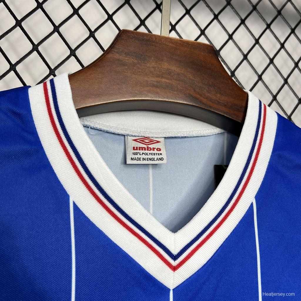 Retro 82/84 Glasgow Rangers Home Jersey