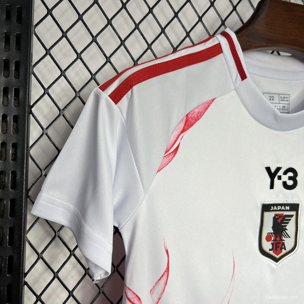 2024 Kids Japan Away White Jersey