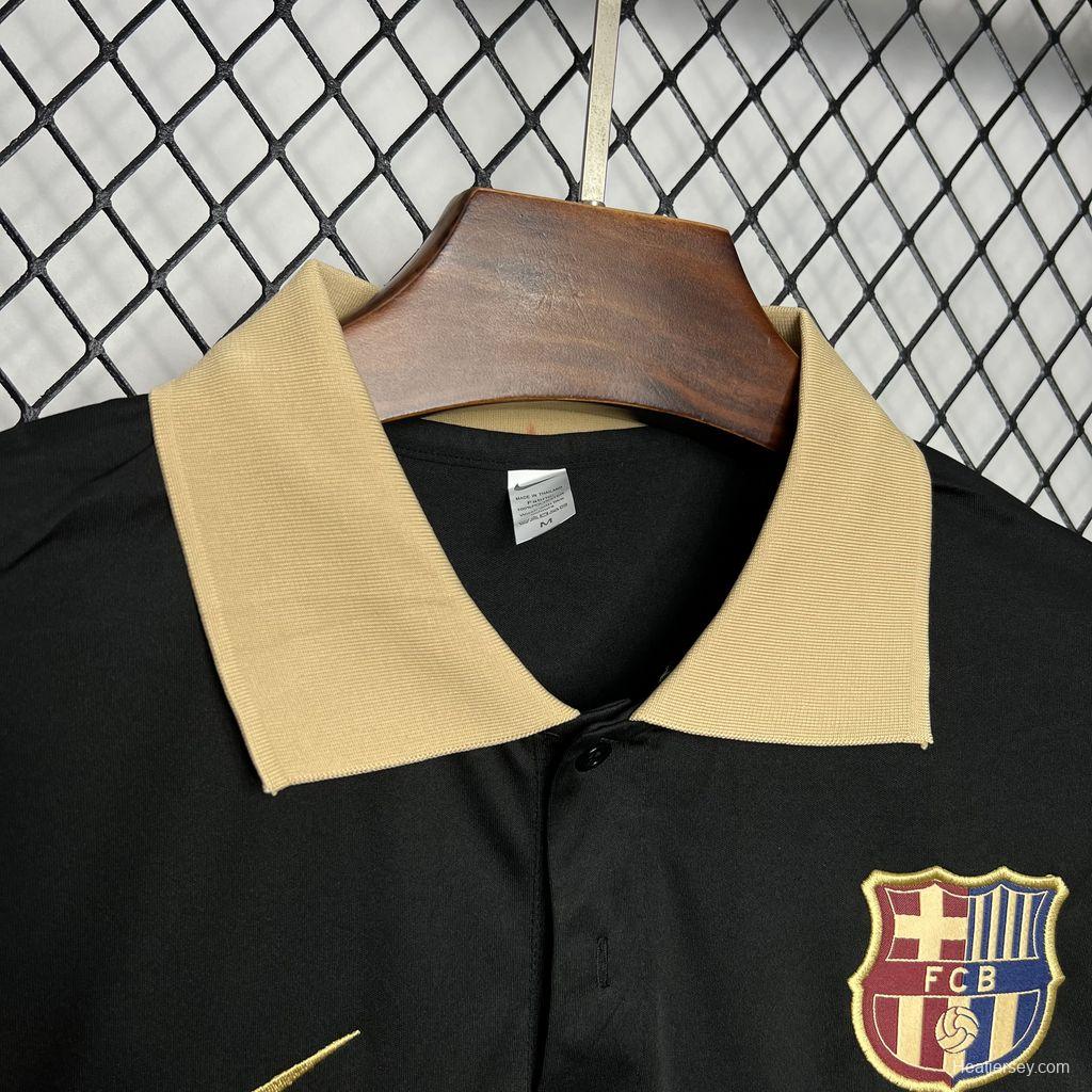 24/25 Barcelona Polo Black Jersey