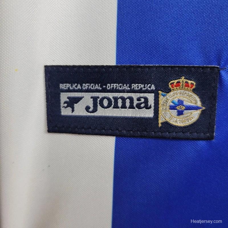 Retro 03/04 Retro Deportivo La Coruna Home Jersey