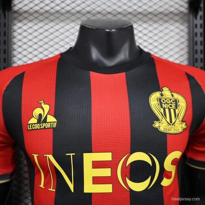 24/25 Player Version OGC Nice Home Jersey