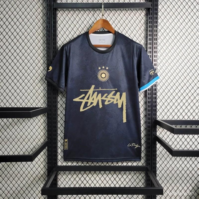 2024 Argentina x Stussy Black Special Jersey