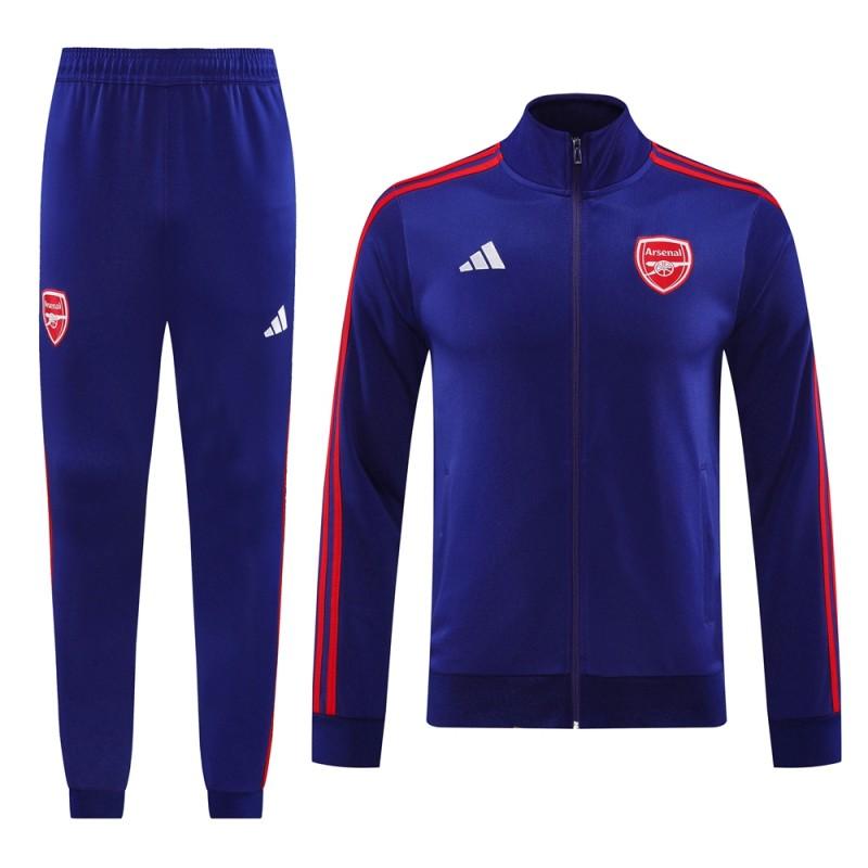 24/25 Arsenal Blue Full Zipper Jacket +Long Pants