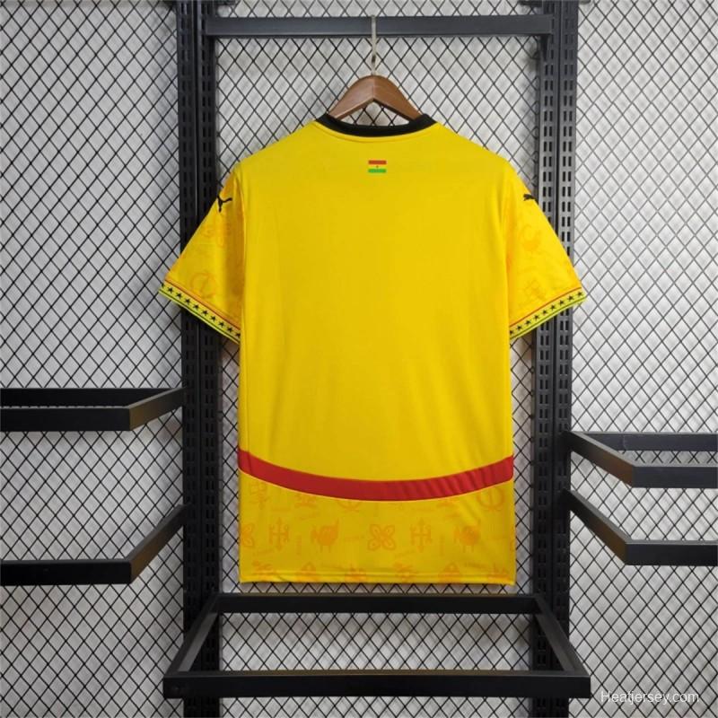 2024 Ghana Away Yellow Jersey