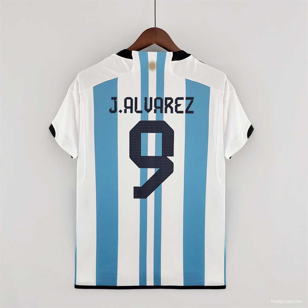 2022 Argentina Home Soccer Jersey