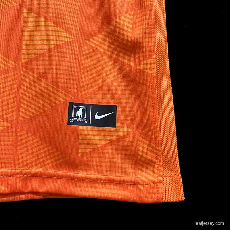 23-24 AFC Richmond Away Orange Soccer Jersey