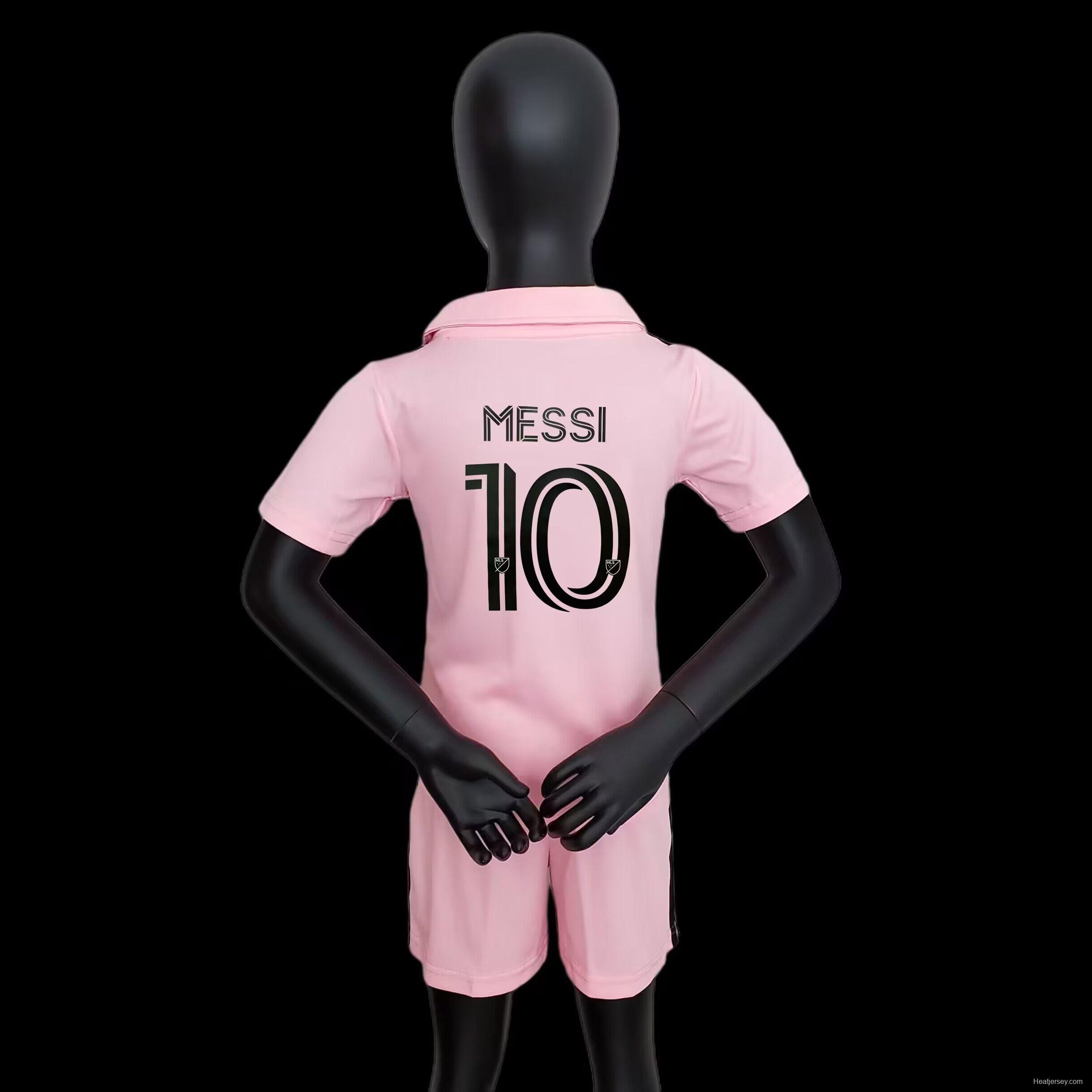 23/24 Kids Inter Miami MESSI Home Jersey