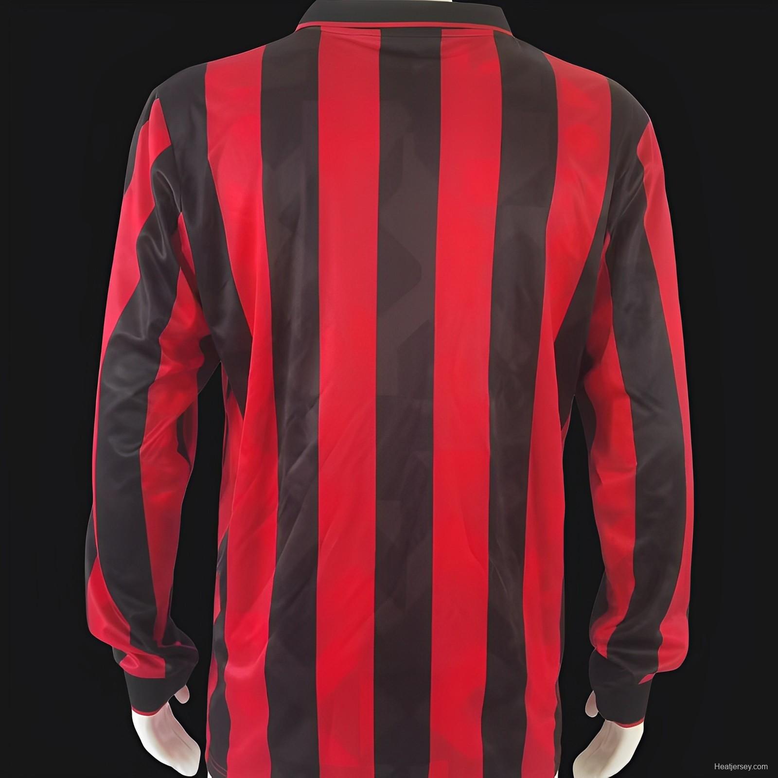 Retro 93/94 AC Home Long Sleeve Jersey