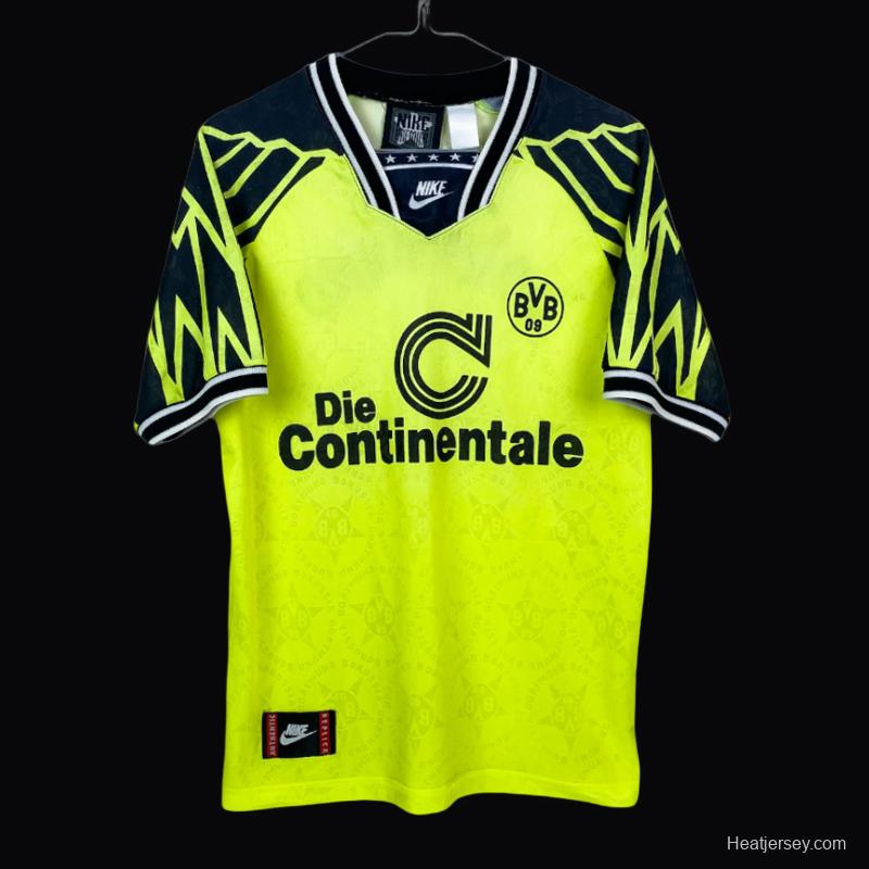 Retro 94/95 Borussia Dortmund Home Jersey