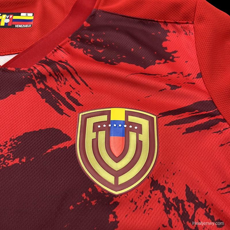 2023 Venezuela Home Red  Jersey