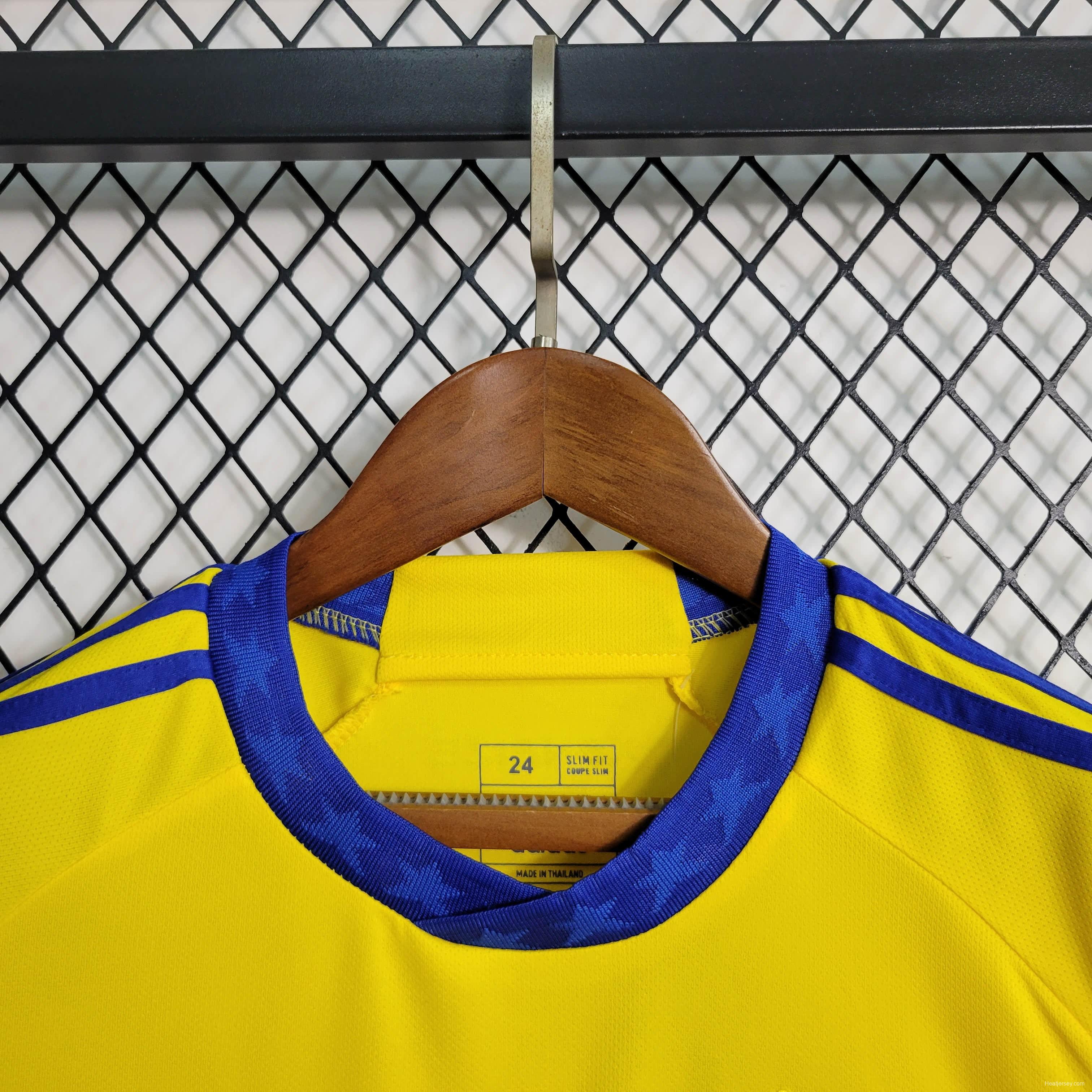 23/24 Kids Boca Juniors Away Yellow Jersey