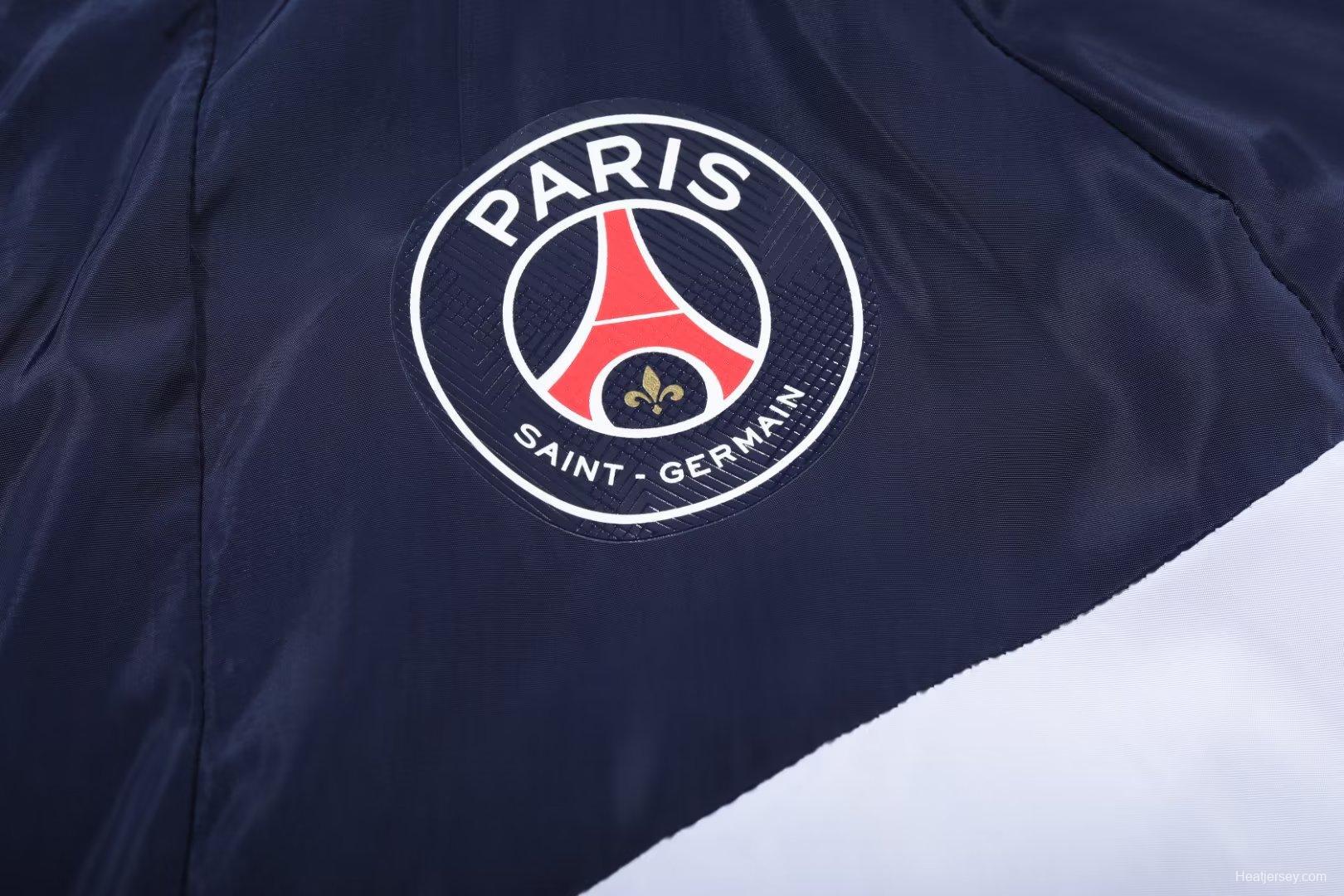 23/24 PSG Navy White Windbreaker