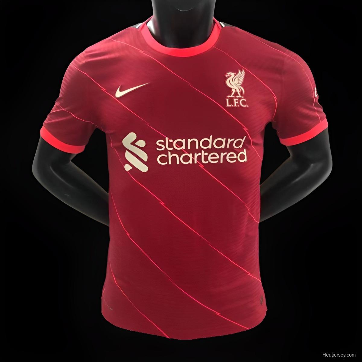 Player Version 21/22 Retro Liverpool Home Jersey