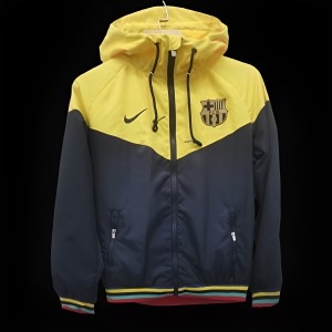 23/24 Barcelona Yellow/Black Windbreaker