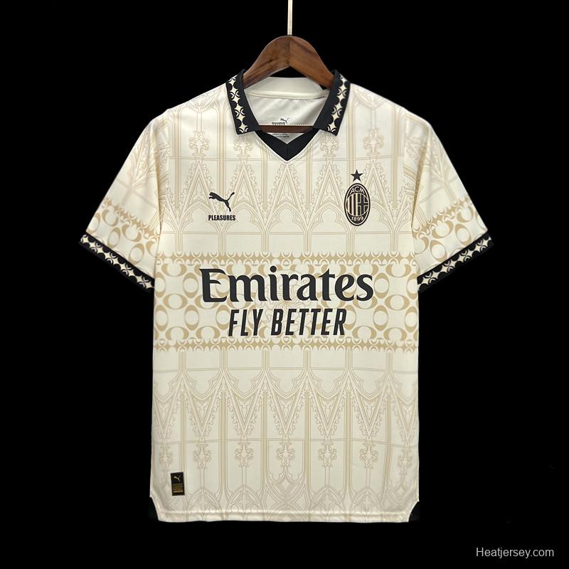 23/24 AC Milan Forth White Jersey