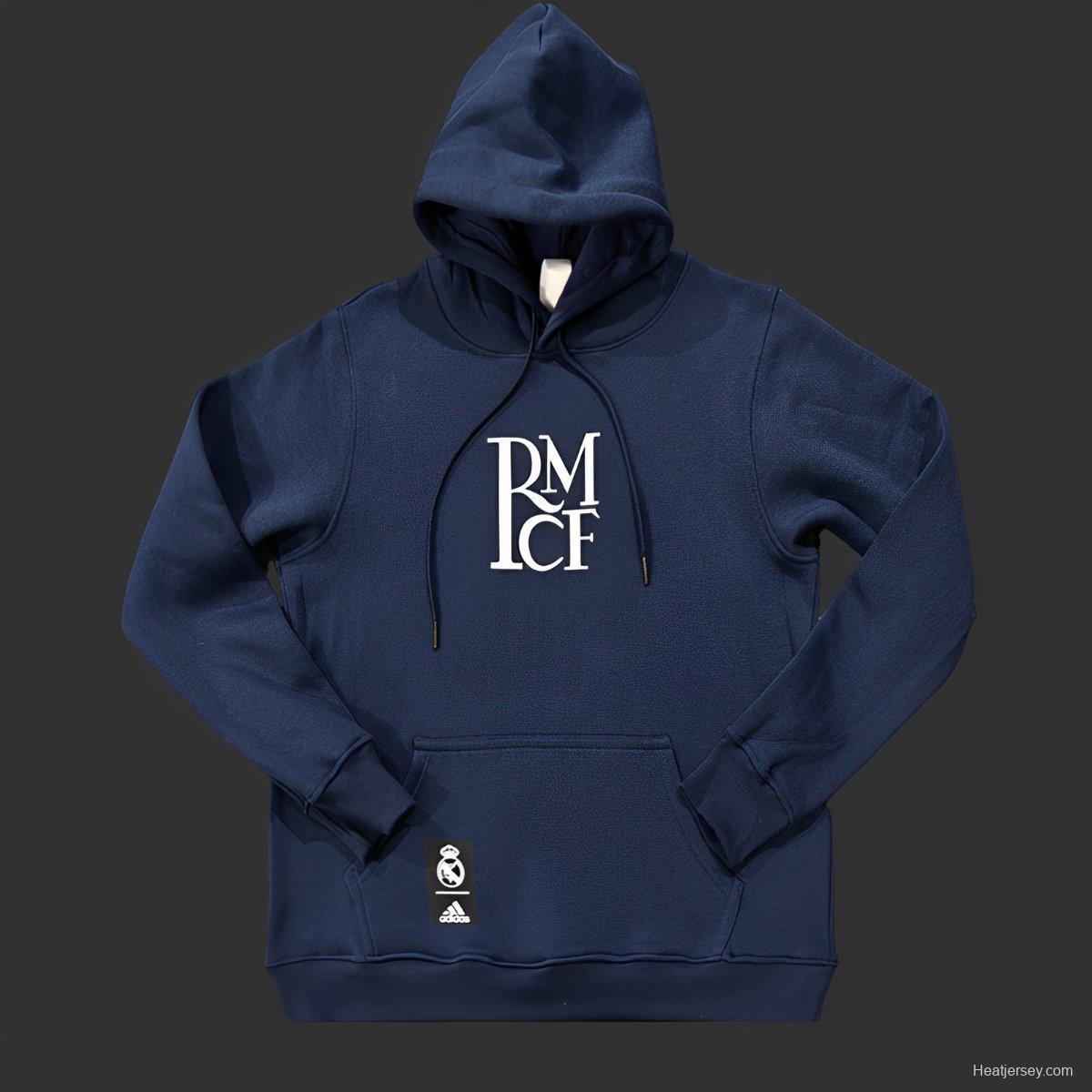 24/25 Real Madrid RMCF Beige/Grey/White/Navy/Black Hoodie