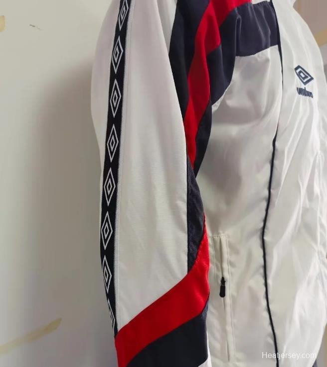 2024 England White Windbreaker