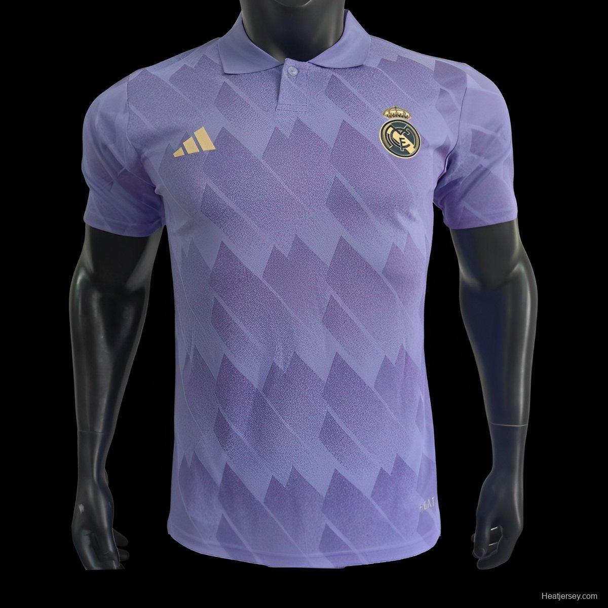 Player Version 24/25 Real Madrid Purple Polo Jersey