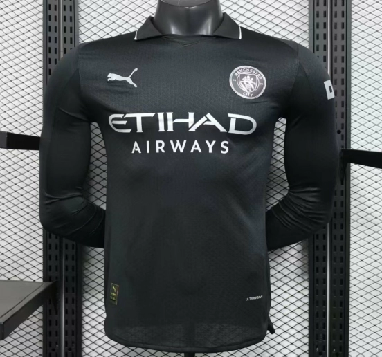 Player Version 25/26 Manchester United Away Black Jersey